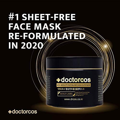 DOCTORCOS Super Lifting Skin Mask Set | Silicone Mask (Reusable) + Aqua Glow Mask (3.71 oz) + Fill up Wrinkle Cream (1.69 oz)