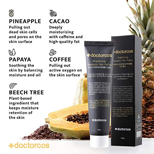 DOCTORCOS Brightening Pineapple Skin Pulling Face Cleanser & Exfoliater 100 ml