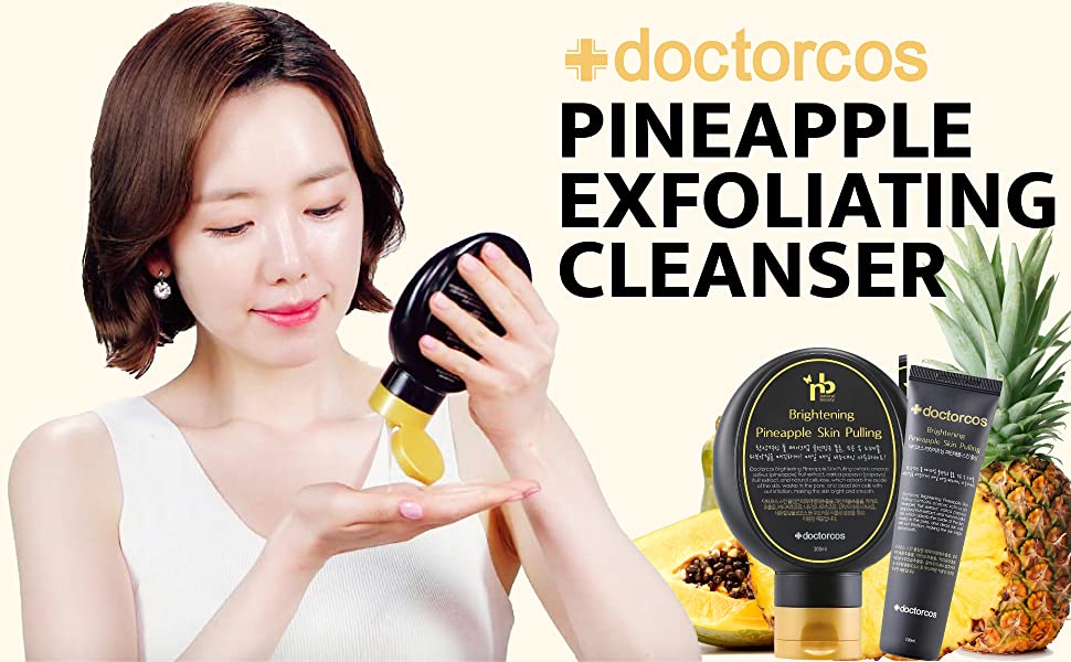 DOCTORCOS Brightening Pineapple Skin Pulling Face Cleanser & Exfoliater 100 ml