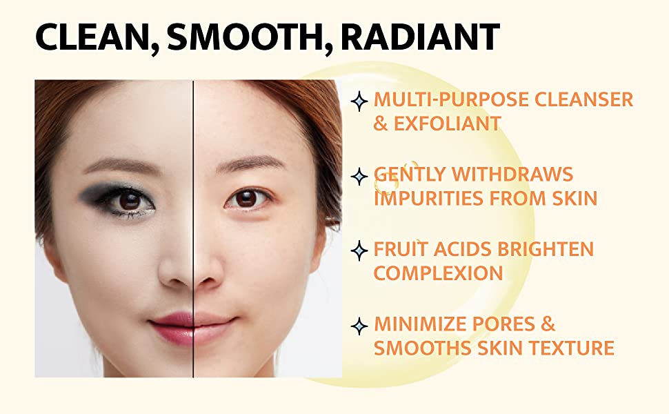DOCTORCOS Brightening Pineapple Skin Pulling Face Cleanser & Exfoliater 100 ml
